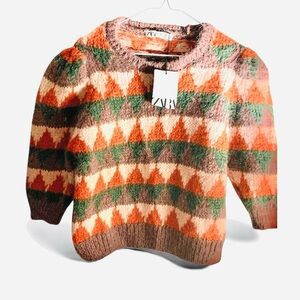 Zara festive sweater
